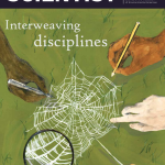 Interweaving disciplines journal cover hands on a web